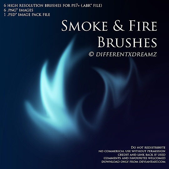 Smoke and fire brushes