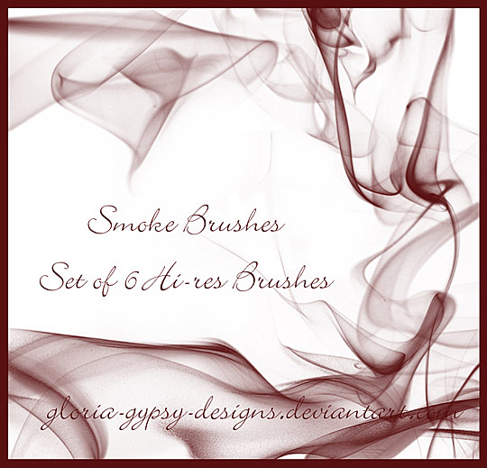 Smoke brushes by Gloria